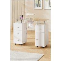 Professional Mobile Manicure Table on Wheels