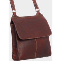 OSPREY LONDON Women's The Narissa Large Leather Crossbody Bag in Brown