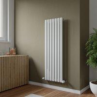 Agadon Neo Oval Tube Designer Radiator in White | Size: 1800mm x 584mm