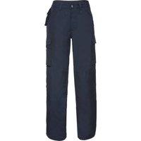 Russell Men's Work Wear Heavy Duty Trousers Pants(Regular) in Navy | Size: 40R