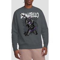 Teenage Mutant Ninja Turtles Men's Tmnt Tmnt Donatello Crew Sweatshirt, Charcoal | Size: Medium