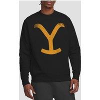 Yellowstone Men's Large Brand Crew Sweatshirt, Black | Size: 2XL