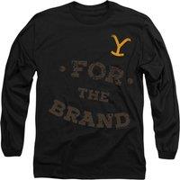 Yellowstone Men's For The Brand Long Sleeve T-Shirt, Black | Size: 2XL