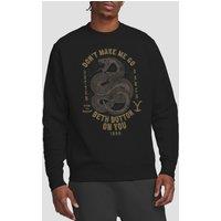 Yellowstone Men's Beth Dutton Crew Sweatshirt, Black | Size: Large