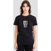 Teenage Mutant Ninja Turtles Women's Tmnt Casey Jones Mask T-Shirt, Black | Size: Large