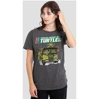 Teenage Mutant Ninja Turtles Women's Tmnt Tmnt Van T-Shirt, Charcoal | Size: XL