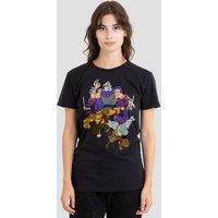 Teenage Mutant Ninja Turtles Women's Tmnt Shredder & Foot Clan T-Shirt, Black | Size: Large