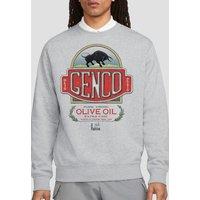 The Godfather Godfather Genco Olive Oil Crew Sweatshirt, Athletic Heather in Light Grey | Size: Small