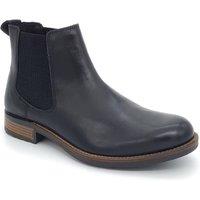 HX London Men's Hampton Leather Chelsea Boots in Black | Size: 9