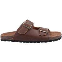 Hush Puppies Men's 'Nash' Sliders in Brown | Size: 10