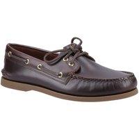 Sperry Men's Authentic 2 Eye Wide Fit Boat Shoe in Brown | Size: 7