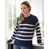 Cove Women's Nina Breton Jumper in Navy | Size: S/M