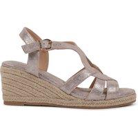 Paradox London Women's Valerie Comfort Espadrille Wedge Sandals in Nude | Size: 6