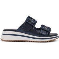 Paradox London Women's Voyage Comfort Mule Sandals in Navy | Size: 3