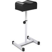 Costway Pedicure Manicure Footrest Adjustable Seat Height Nail Foot Stand with Soft Cushion in Black