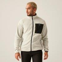 Regatta Men's 'Frankie' Full Zip Fleece in Ecru | Size: Small