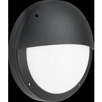 Netlighting LED Eyelid Bulkhead CCT with Emergency Black 230V IP65 18W