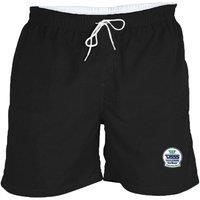 D555 Men's Yarrow Kingsize Swim Shorts in Black | Size: 6XL