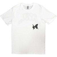 Post Malone Men's 2023 Tour Curved Logo T-Shirt in White | Size: Large