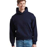 Fruit of the Loom Men's Supercotton Cotton Hoodie in Mid Navy | Size: Small