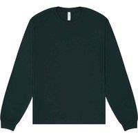 Bella + Canvas Men's Heavyweight Long-Sleeved T-Shirt in Green | Size: Medium
