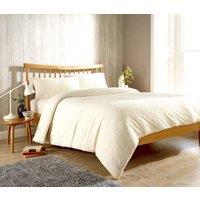 New Edge Blinds Original Teddy Duvet Set in Grey - King in Beige | Size: Single