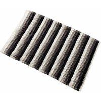 New Edge Blinds Padstow Stripe Bathmat in Grey