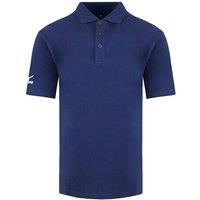 Mizuno Pro Short Sleeve Collared Navy Golf Polo Shirt in Blue | Size: XS