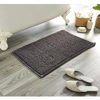 New Edge Blinds Pebbles Bath Mat in Navy in Charcoal