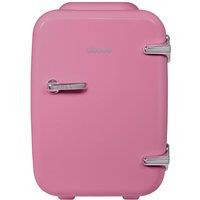 Abode 4L Mini Cooler for Makeup Storage, Drinks, Cosmetics in Pink