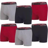 Plain Stretch Boxer Shorts (Pack of 6)