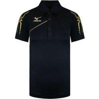 Mizuno Men's DryLite Short Sleeve Collared Black Polo Shirt | Size: XS