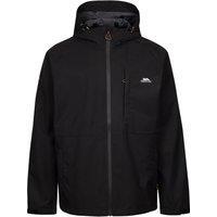 Trespass Men's Ferryhill Waterproof Jacket in Black | Size: XL