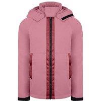 Weekend Offender Men's Long Sleeve Zip Up Vienna Rhubarb Jacket in Pink | Size: Small
