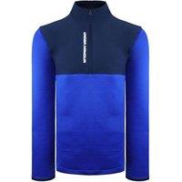 Storm Daytona Half Zip Blue Golf Sweater