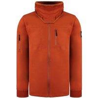 Weekend Offender Men's Long Sleeve Zip Up Copper Athens Softshell Jacket in Gold | Size: Small
