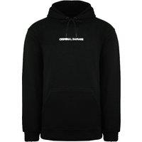 Criminal Damage Men's Worldwide Black Cotton Hoodie | Size: Small