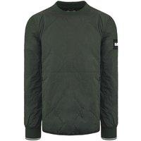 Weekend Offender Men's Long Sleeve Crew Neck Over-Top Green Sweater | Size: Small