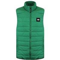 Weekend Offender Men's Sleeveless Zip Up Green Gacha Gillet | Size: Medium