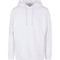 Build Your Brand Men's Ultra Heavy Regular Hoodie in White | Size: 4XL