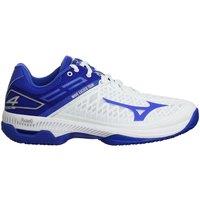 Mizuno Women's Lace-Up White Synthetic Trainers | Size: 6.5