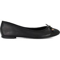 Dune London Women's Wide Fit 'Hallo' Ballet Pumps in Black | Size: 6