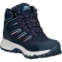 Trespass Women's Janick Suede Waterproof Walking Boots in Navy | Size: 6