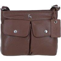 'Cardiff' Real Leather Crossbody Bag