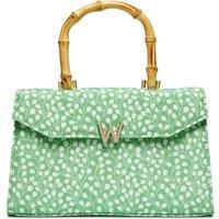 WOLF Women's Evie Collection Large Bag Echo Tang Print in Light Green