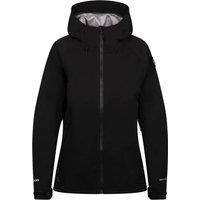 Trespass Women's Justine DLX Waterproof Jacket in Black | Size: 16