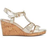 Dune London Women's 'Kastro' Leather Sandals in Gold | Size: 8