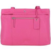 'Newport' Real Leather Multi-Pocket Shoulder Bag