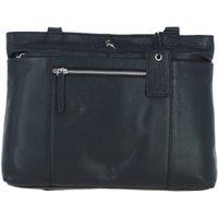 'Newport' Real Leather Multi-Pocket Shoulder Bag