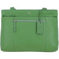 'Newport' Real Leather Multi-Pocket Shoulder Bag
